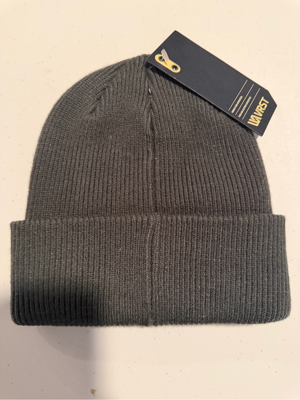🌟 5 for $25 🌟 NWT Men's VRST Ribbed Beanie Hat One Size Olive Shadow Green
